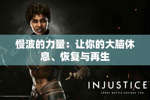 慢波的力量：让你的大脑休息、恢复与再生