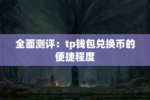 全面测评：tp钱包兑换币的便捷程度