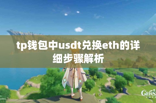 tp钱包中usdt兑换eth的详细步骤解析