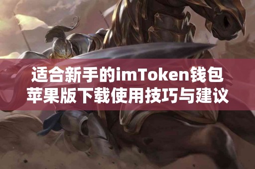 适合新手的imToken钱包苹果版下载使用技巧与建议