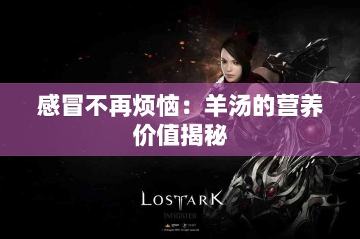 感冒不再烦恼：羊汤的营养价值揭秘