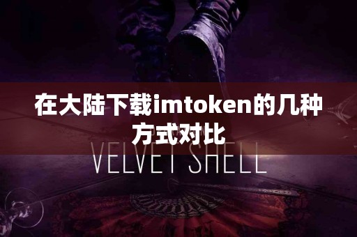 在大陆下载imtoken的几种方式对比