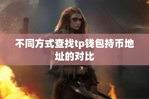 不同方式查找tp钱包持币地址的对比