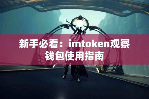 新手必看：imtoken观察钱包使用指南