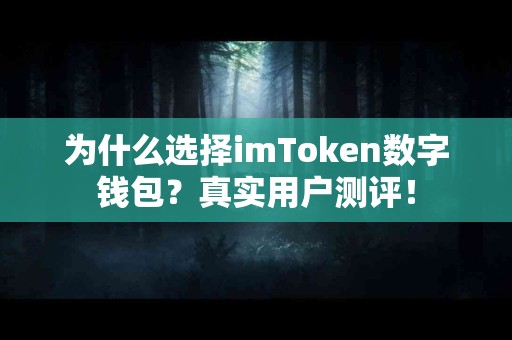 为什么选择imToken数字钱包？真实用户测评！