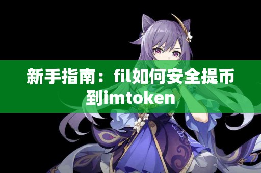新手指南：fil如何安全提币到imtoken