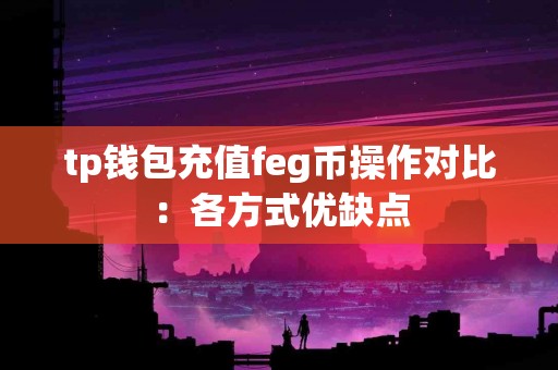 tp钱包充值feg币操作对比：各方式优缺点