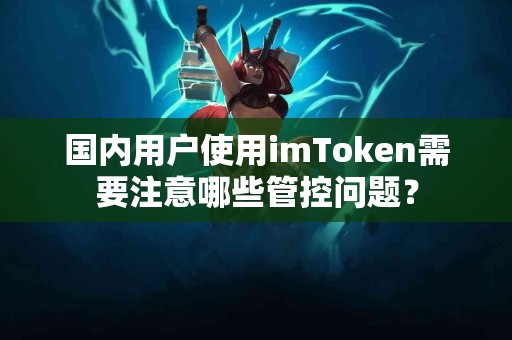 国内用户使用imToken需要注意哪些管控问题？