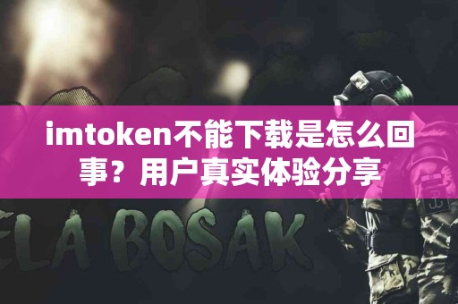 imtoken不能下载是怎么回事？用户真实体验分享