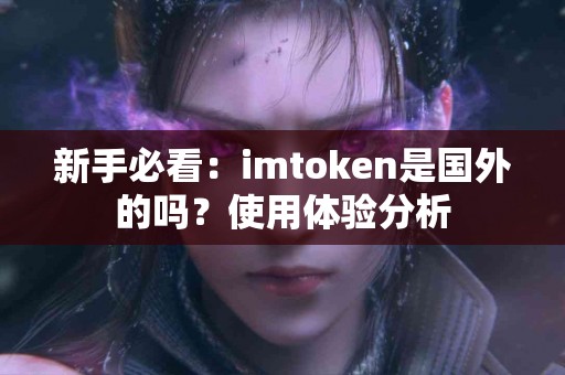 新手必看：imtoken是国外的吗？使用体验分析