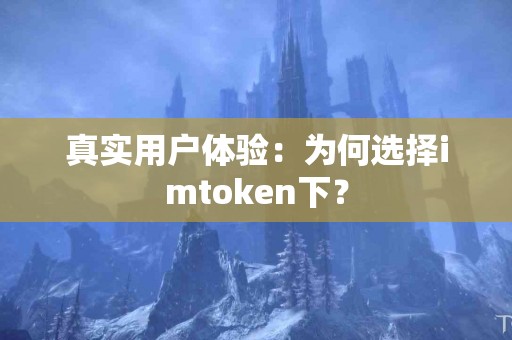 真实用户体验：为何选择imtoken下？