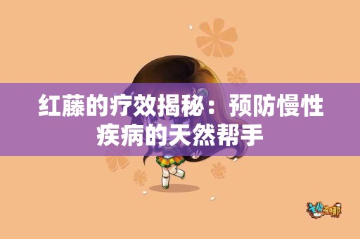 红藤的疗效揭秘：预防慢性疾病的天然帮手